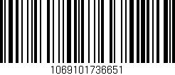 Código de barras (EAN, GTIN, SKU, ISBN): '1069101736651'
