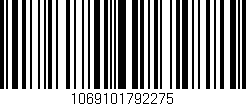 Código de barras (EAN, GTIN, SKU, ISBN): '1069101792275'