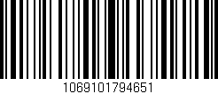 Código de barras (EAN, GTIN, SKU, ISBN): '1069101794651'