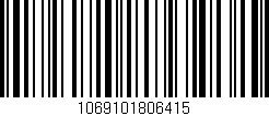 Código de barras (EAN, GTIN, SKU, ISBN): '1069101806415'