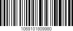 Código de barras (EAN, GTIN, SKU, ISBN): '1069101809980'