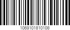 Código de barras (EAN, GTIN, SKU, ISBN): '1069101810108'