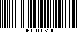 Código de barras (EAN, GTIN, SKU, ISBN): '1069101875299'