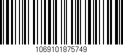 Código de barras (EAN, GTIN, SKU, ISBN): '1069101875749'