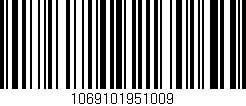 Código de barras (EAN, GTIN, SKU, ISBN): '1069101951009'