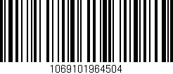 Código de barras (EAN, GTIN, SKU, ISBN): '1069101964504'