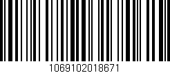 Código de barras (EAN, GTIN, SKU, ISBN): '1069102018671'