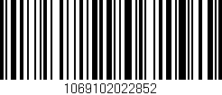 Código de barras (EAN, GTIN, SKU, ISBN): '1069102022852'