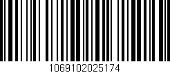 Código de barras (EAN, GTIN, SKU, ISBN): '1069102025174'