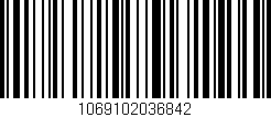Código de barras (EAN, GTIN, SKU, ISBN): '1069102036842'