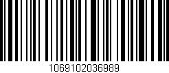 Código de barras (EAN, GTIN, SKU, ISBN): '1069102036989'