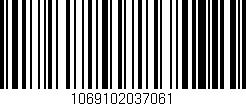 Código de barras (EAN, GTIN, SKU, ISBN): '1069102037061'