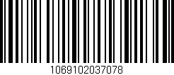 Código de barras (EAN, GTIN, SKU, ISBN): '1069102037078'