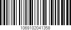 Código de barras (EAN, GTIN, SKU, ISBN): '1069102041358'