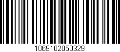 Código de barras (EAN, GTIN, SKU, ISBN): '1069102050329'