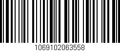 Código de barras (EAN, GTIN, SKU, ISBN): '1069102063558'