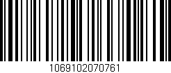 Código de barras (EAN, GTIN, SKU, ISBN): '1069102070761'