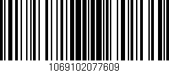 Código de barras (EAN, GTIN, SKU, ISBN): '1069102077609'