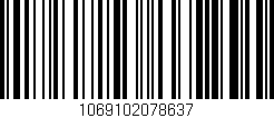 Código de barras (EAN, GTIN, SKU, ISBN): '1069102078637'