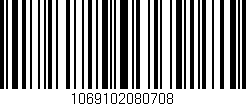 Código de barras (EAN, GTIN, SKU, ISBN): '1069102080708'