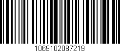 Código de barras (EAN, GTIN, SKU, ISBN): '1069102087219'