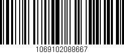 Código de barras (EAN, GTIN, SKU, ISBN): '1069102088667'