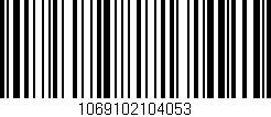 Código de barras (EAN, GTIN, SKU, ISBN): '1069102104053'