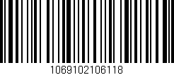 Código de barras (EAN, GTIN, SKU, ISBN): '1069102106118'