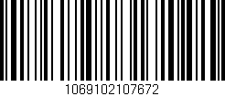 Código de barras (EAN, GTIN, SKU, ISBN): '1069102107672'