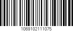 Código de barras (EAN, GTIN, SKU, ISBN): '1069102111075'