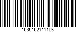 Código de barras (EAN, GTIN, SKU, ISBN): '1069102111105'