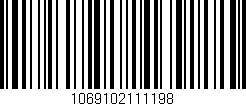 Código de barras (EAN, GTIN, SKU, ISBN): '1069102111198'