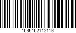 Código de barras (EAN, GTIN, SKU, ISBN): '1069102113116'