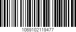 Código de barras (EAN, GTIN, SKU, ISBN): '1069102119477'