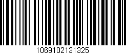 Código de barras (EAN, GTIN, SKU, ISBN): '1069102131325'