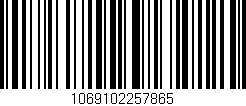 Código de barras (EAN, GTIN, SKU, ISBN): '1069102257865'