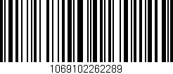 Código de barras (EAN, GTIN, SKU, ISBN): '1069102262289'