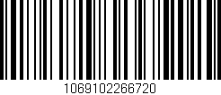 Código de barras (EAN, GTIN, SKU, ISBN): '1069102266720'