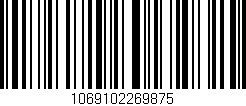 Código de barras (EAN, GTIN, SKU, ISBN): '1069102269875'