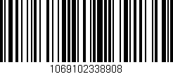 Código de barras (EAN, GTIN, SKU, ISBN): '1069102338908'