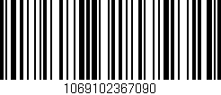 Código de barras (EAN, GTIN, SKU, ISBN): '1069102367090'