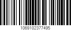 Código de barras (EAN, GTIN, SKU, ISBN): '1069102377495'