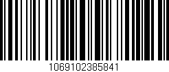 Código de barras (EAN, GTIN, SKU, ISBN): '1069102385841'