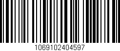 Código de barras (EAN, GTIN, SKU, ISBN): '1069102404597'