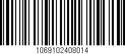 Código de barras (EAN, GTIN, SKU, ISBN): '1069102408014'
