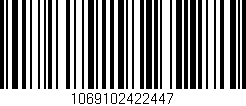 Código de barras (EAN, GTIN, SKU, ISBN): '1069102422447'