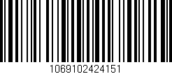 Código de barras (EAN, GTIN, SKU, ISBN): '1069102424151'