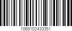 Código de barras (EAN, GTIN, SKU, ISBN): '1069102433351'