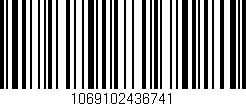 Código de barras (EAN, GTIN, SKU, ISBN): '1069102436741'