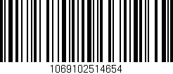 Código de barras (EAN, GTIN, SKU, ISBN): '1069102514654'